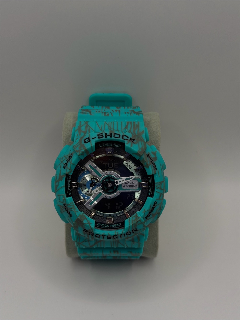 Casio G-SHOCK Turquoise Patterned Sport Watch